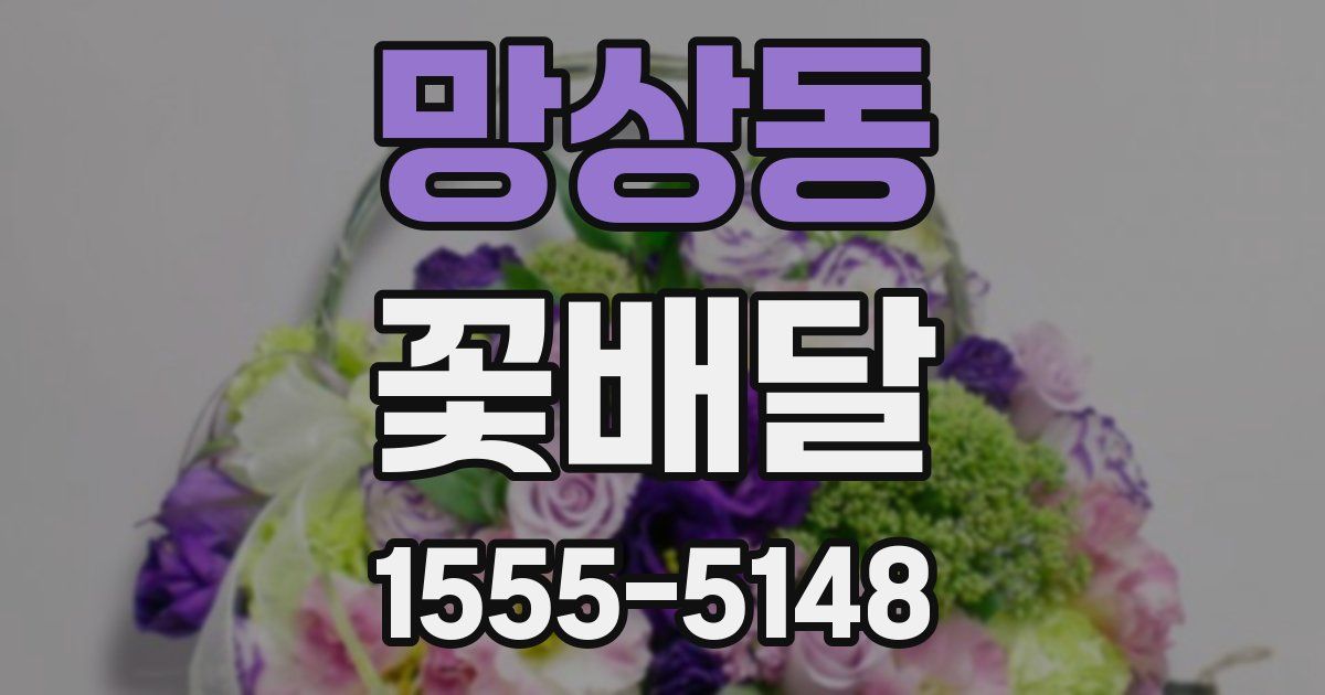 망상동 꽃배달