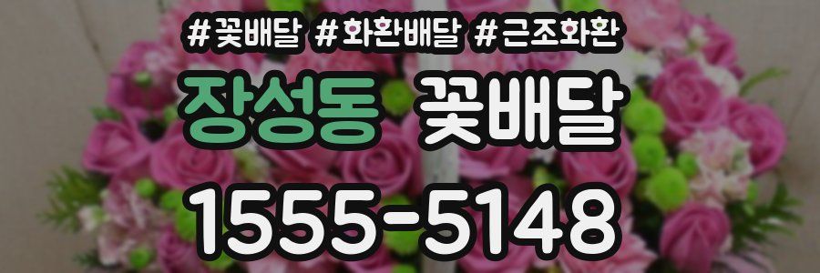 장성동 꽃배달