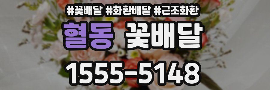 혈동 꽃배달