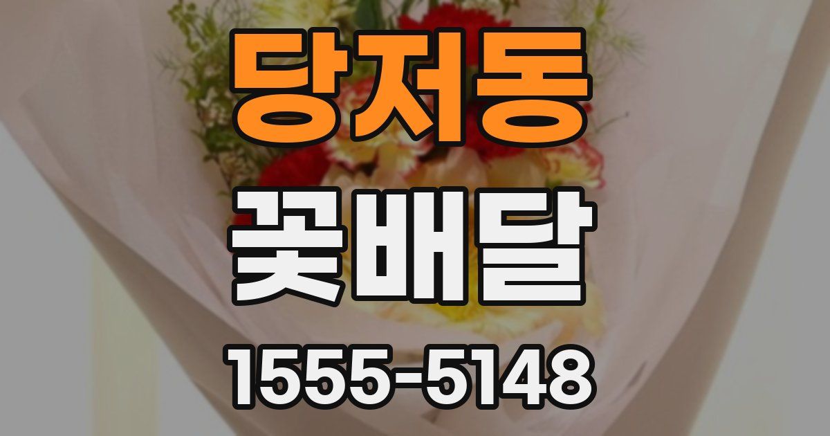 당저동 꽃배달