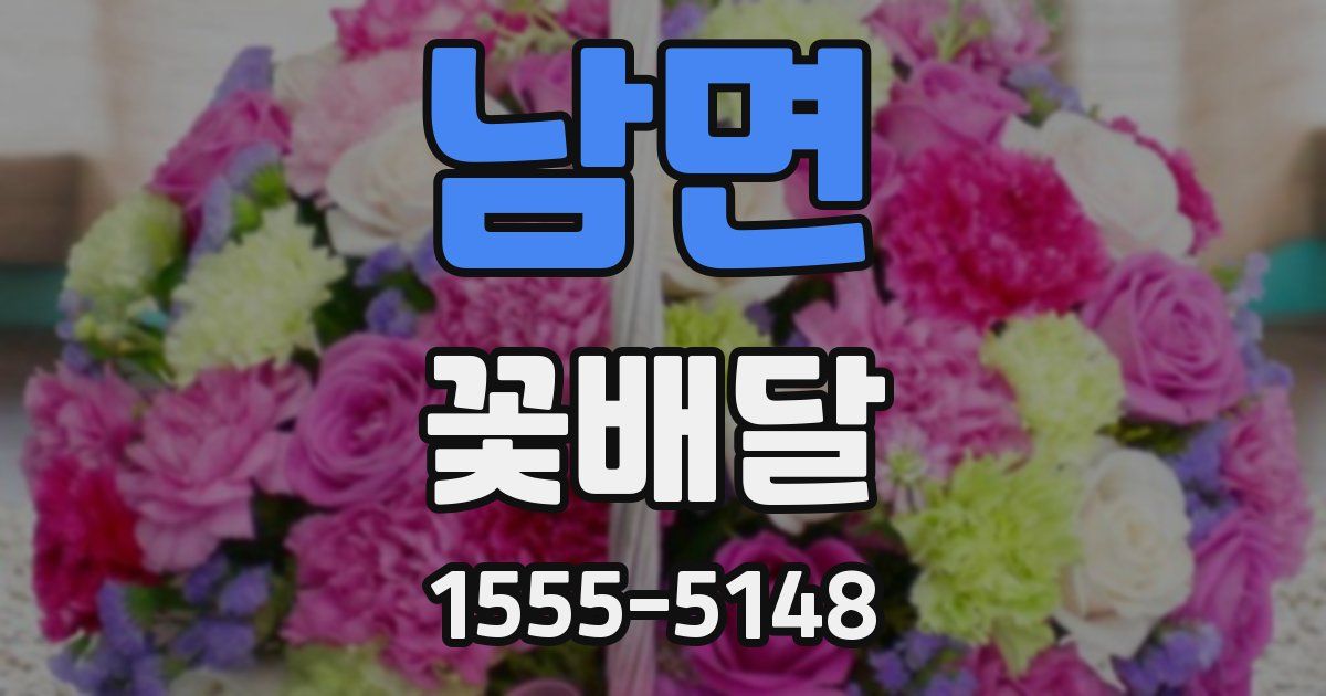남면 꽃배달
