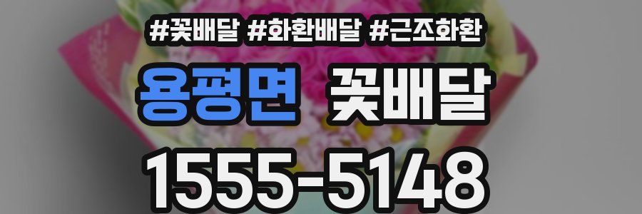 용평면 꽃배달