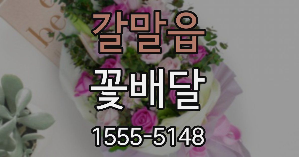 갈말읍 꽃배달