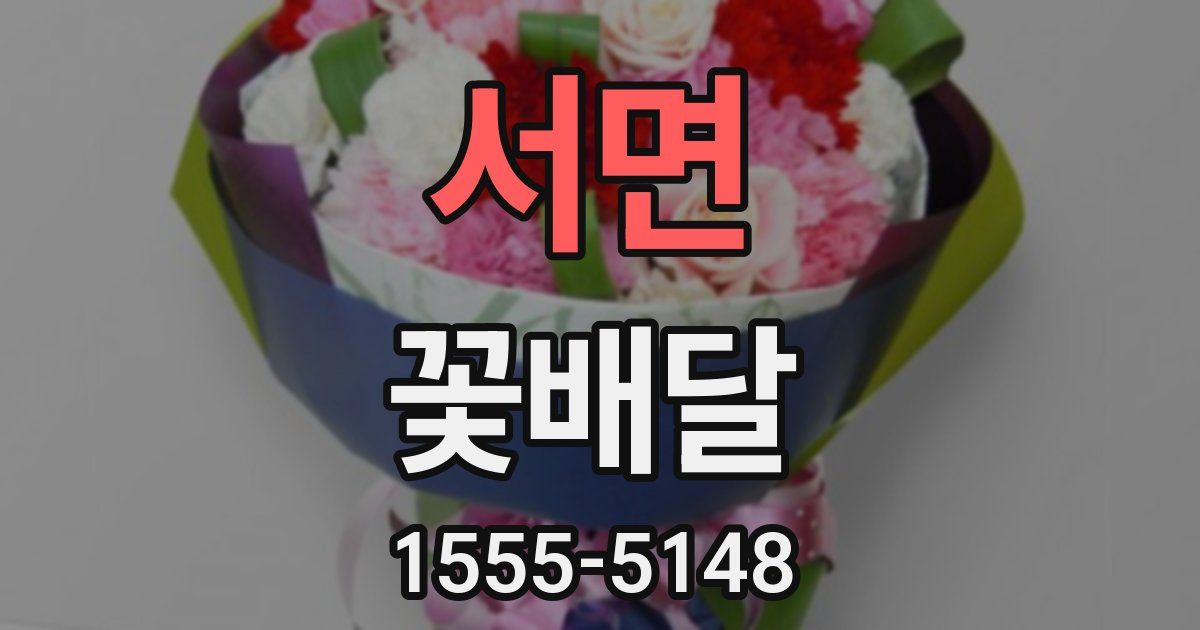 서면 꽃배달
