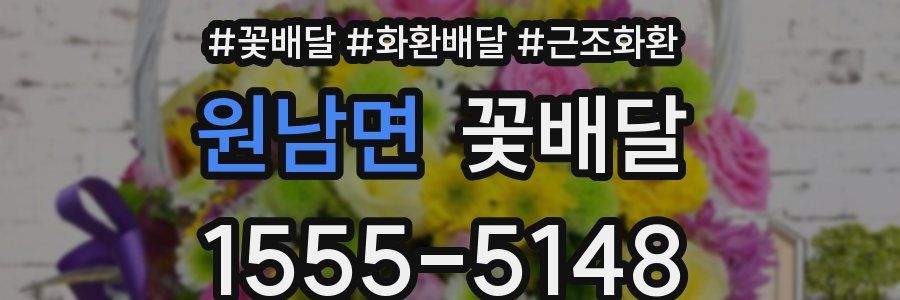 원남면 꽃배달