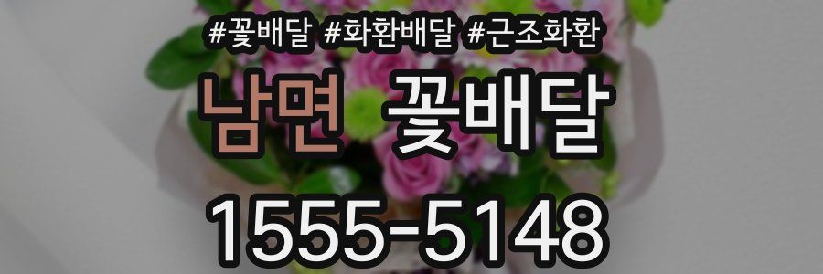 남면 꽃배달