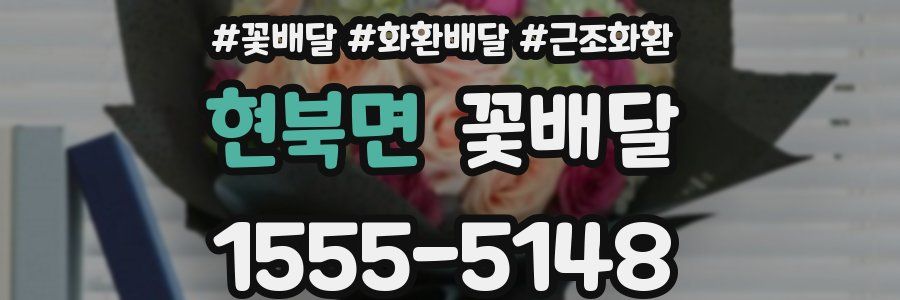 현북면 꽃배달