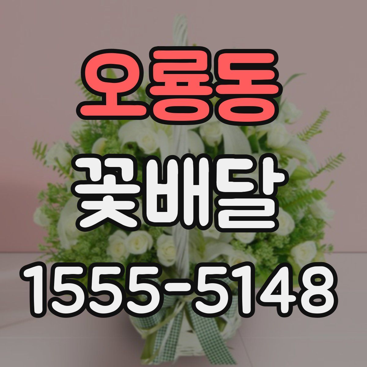 오룡동 꽃배달