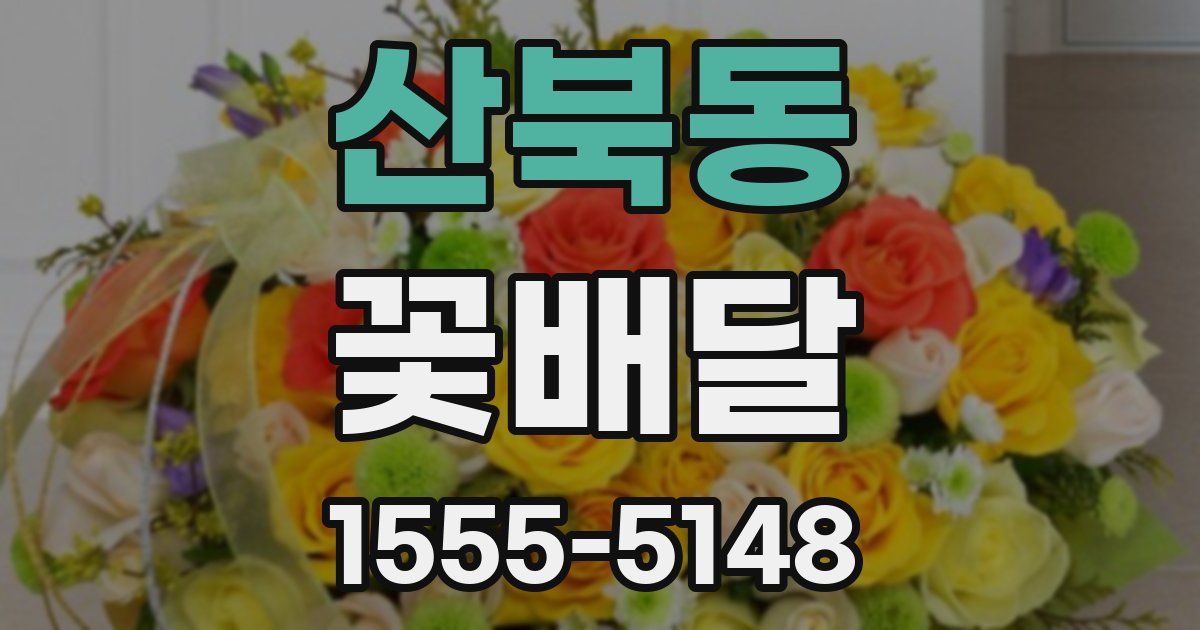 산북동 꽃배달