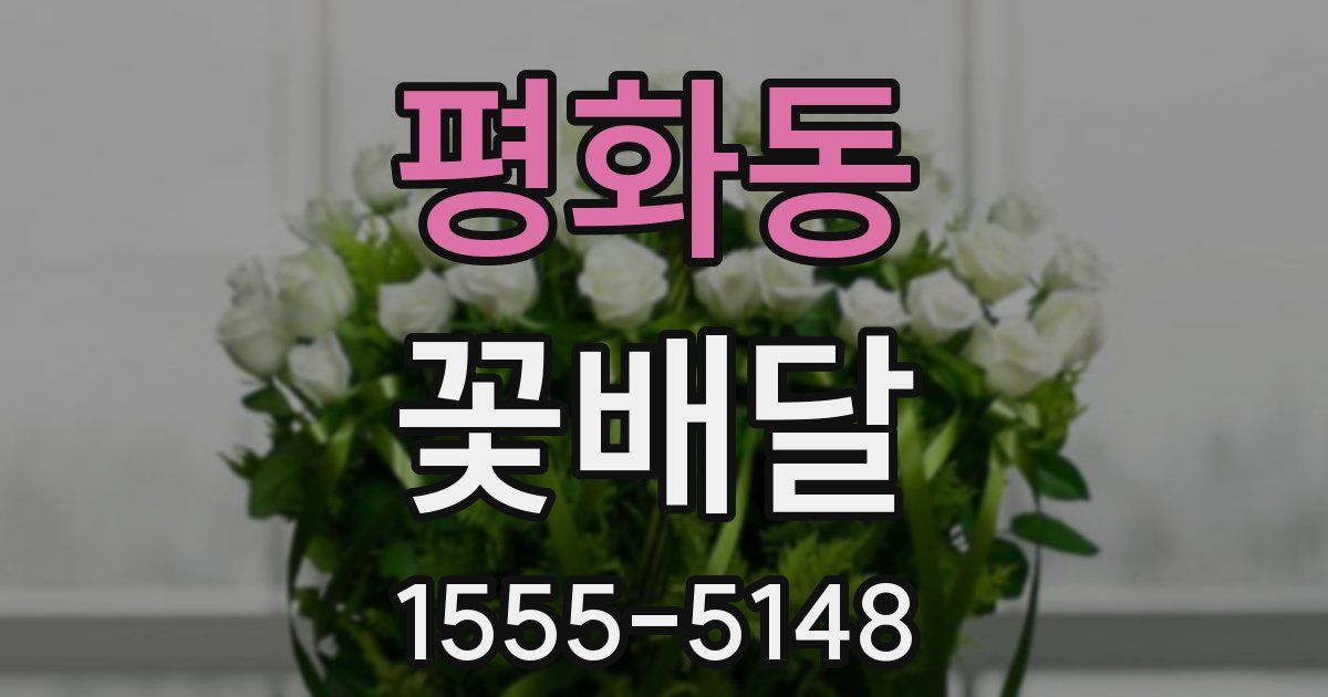 평화동 꽃배달