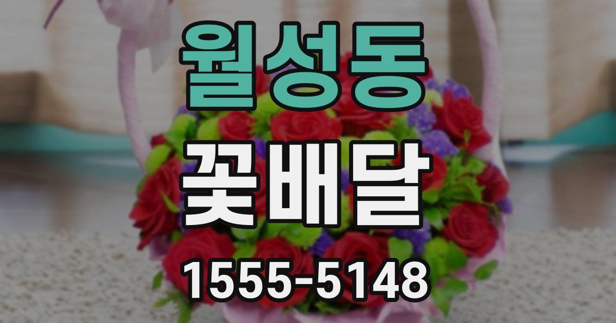 월성동 꽃배달