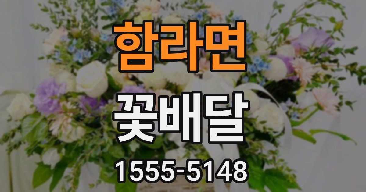 함라면 꽃배달