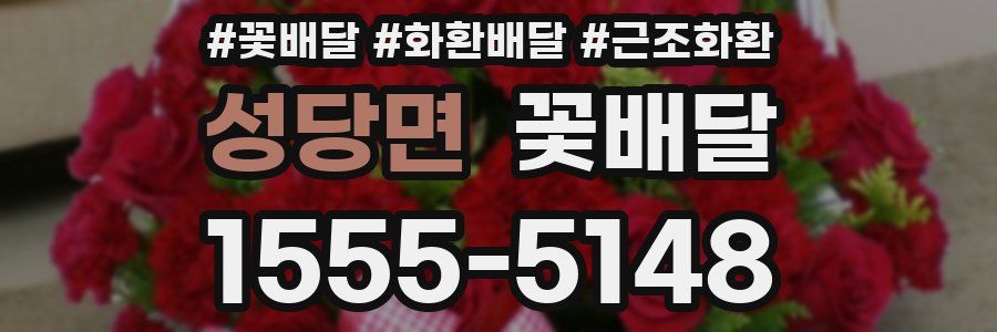 성당면 꽃배달