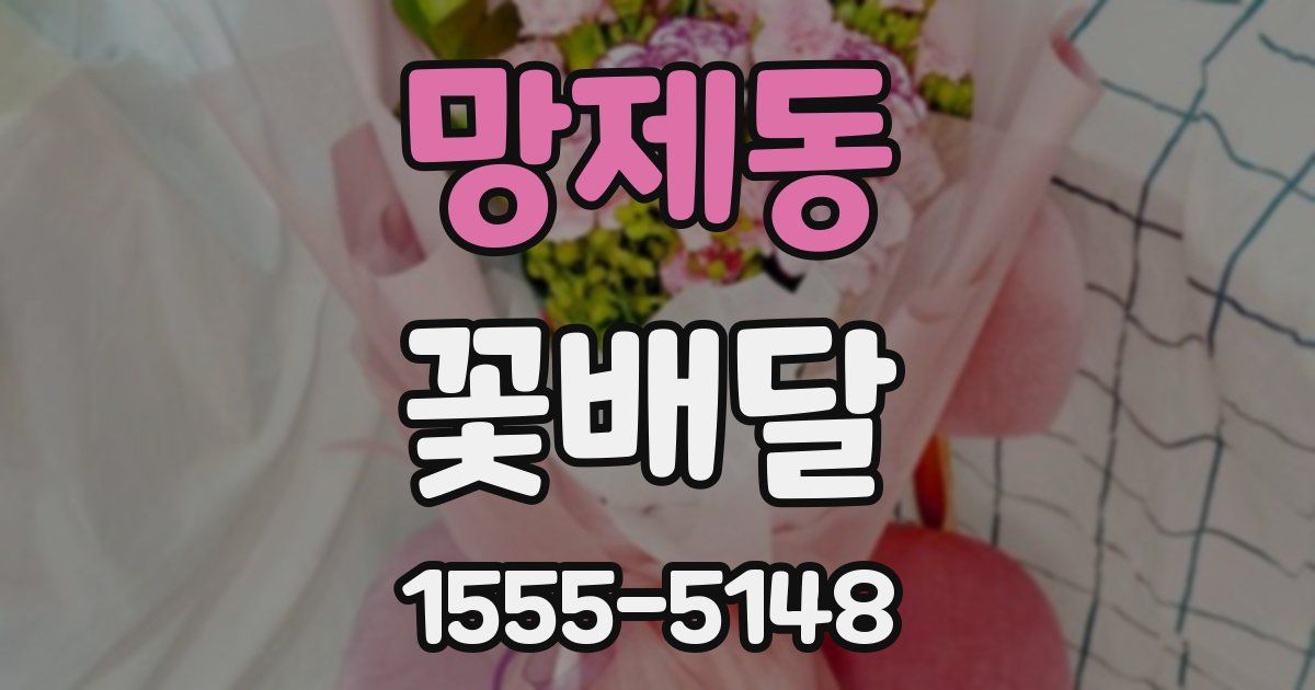 망제동 꽃배달