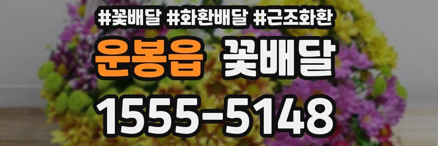 운봉읍 꽃배달