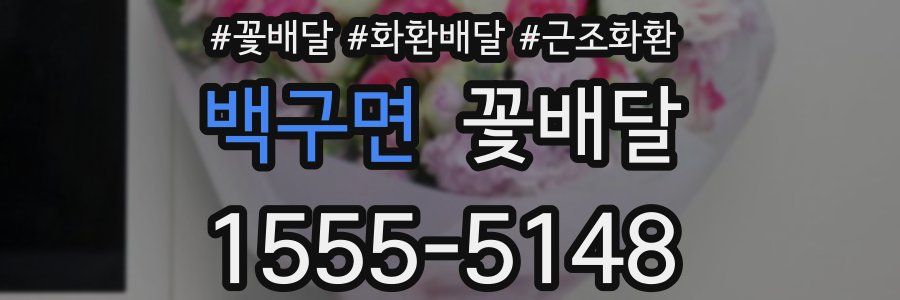 백구면 꽃배달