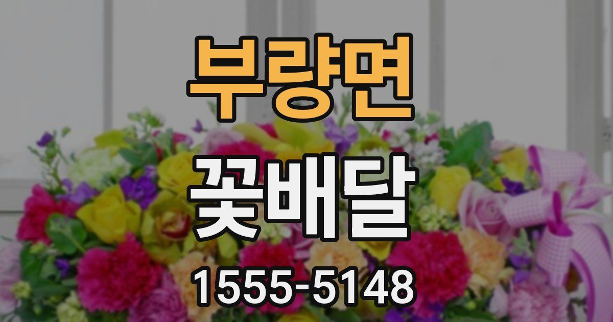부량면 꽃배달