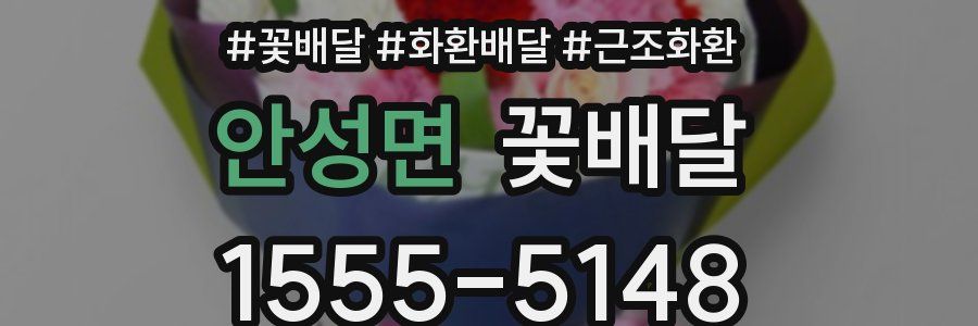 안성면 꽃배달