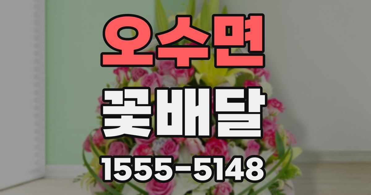 오수면 꽃배달