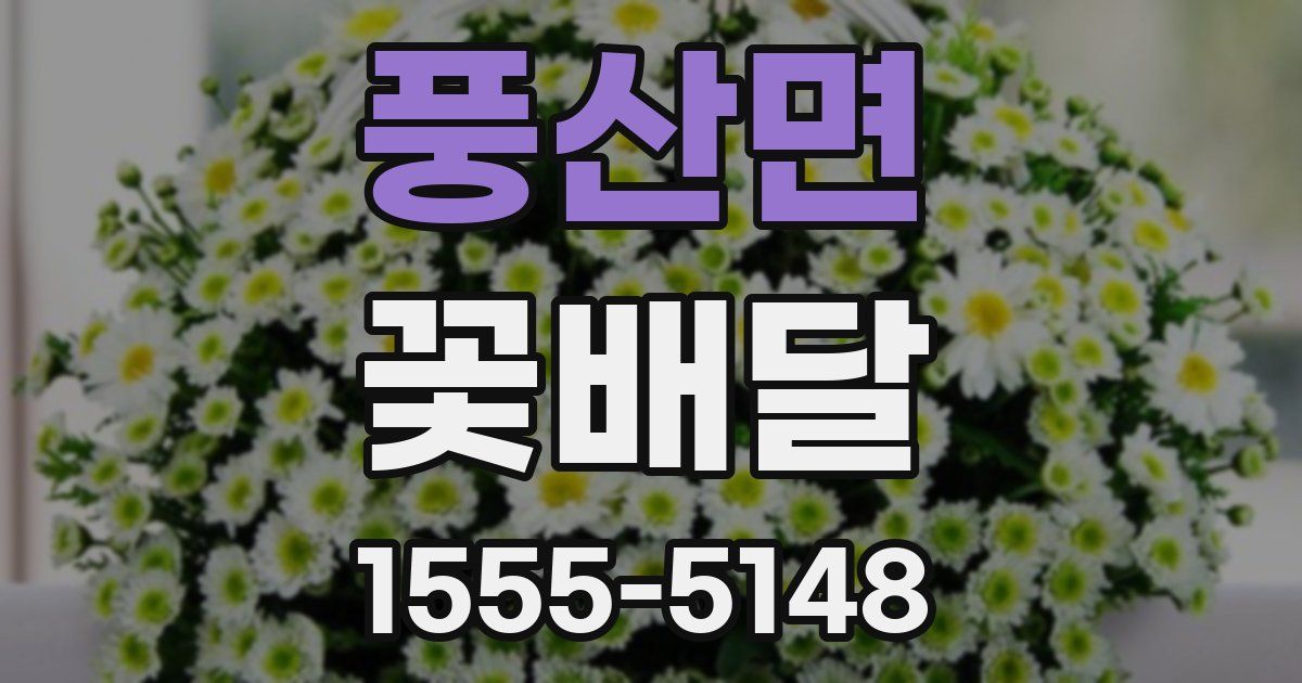 풍산면 꽃배달