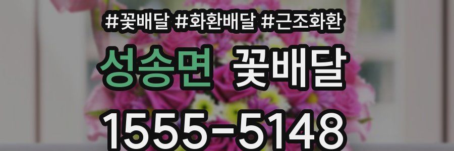 성송면 꽃배달