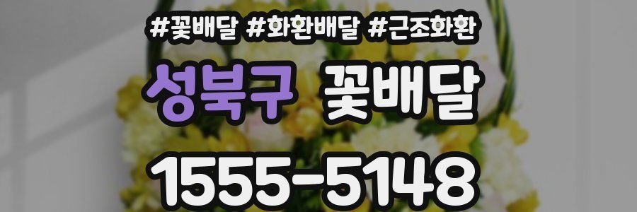 성북구 꽃배달