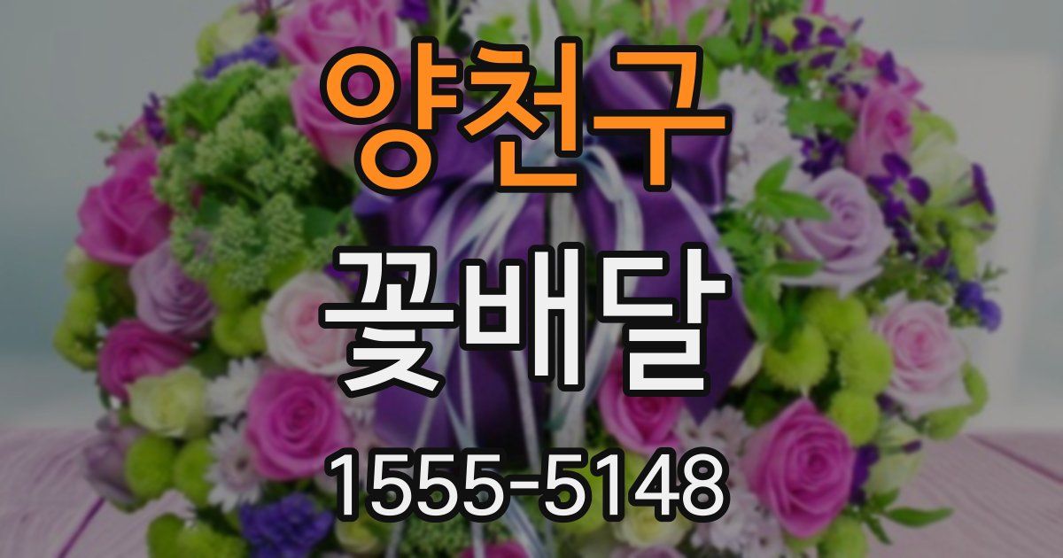 양천구 꽃배달
