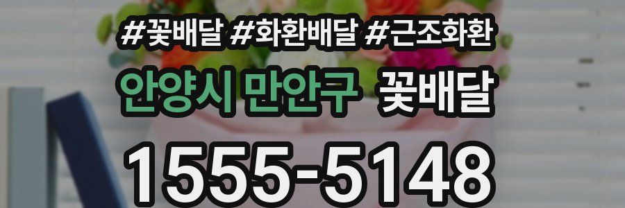 안양시 만안구 꽃배달