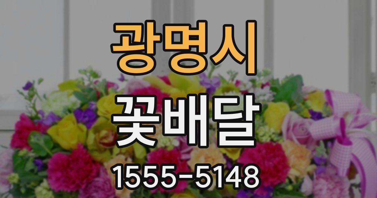 광명시 꽃배달