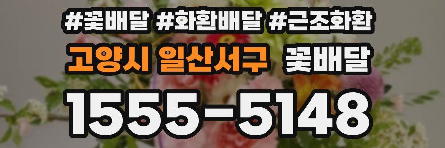 고양시 일산서구 꽃배달