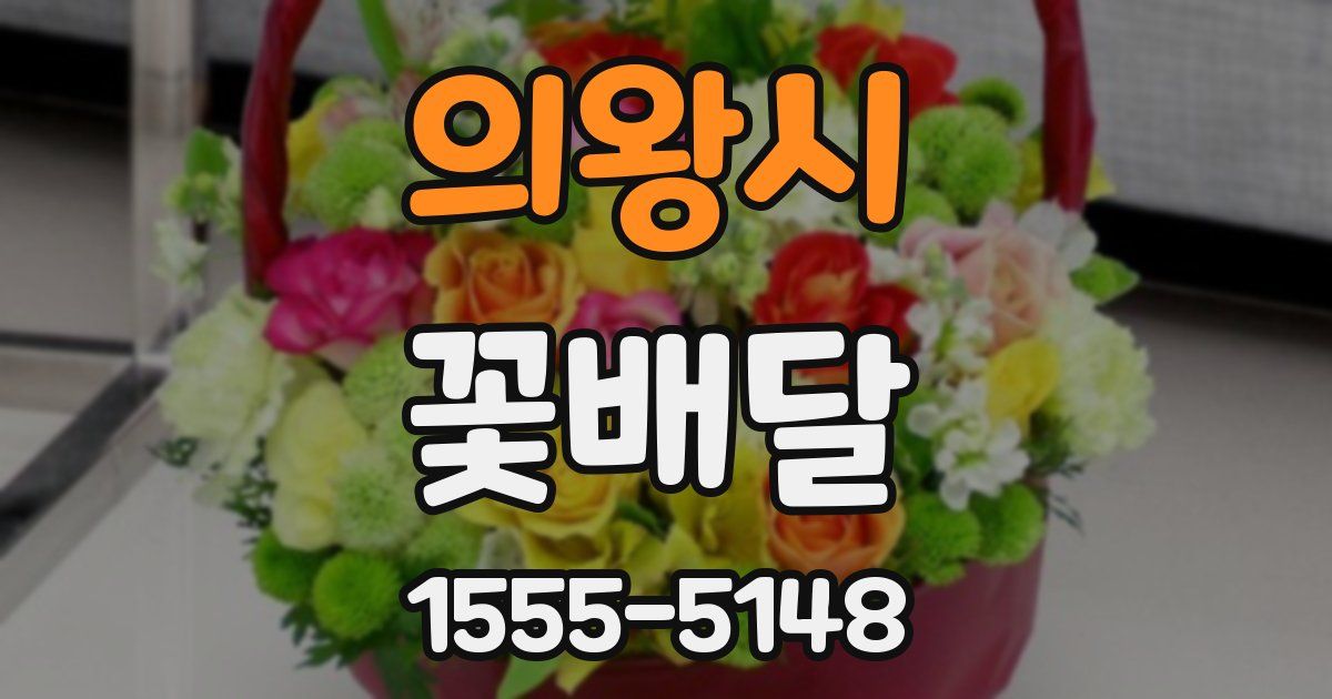 의왕시 꽃배달