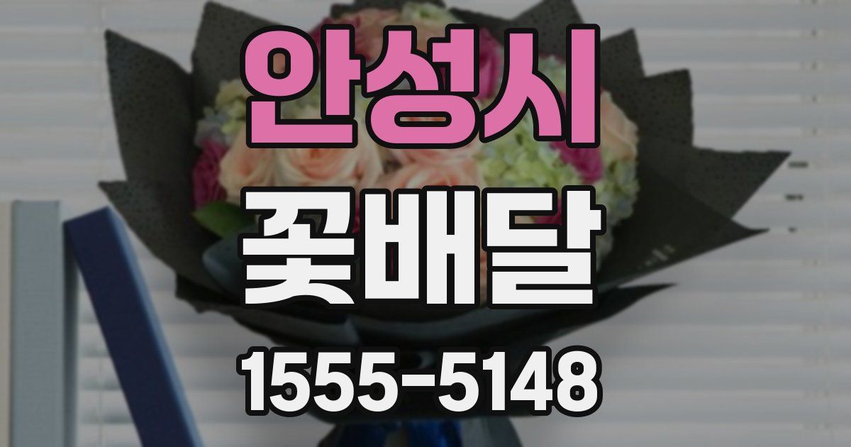 안성시 꽃배달