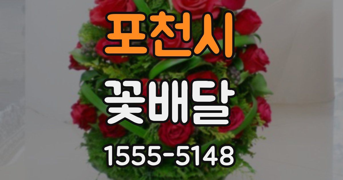 포천시 꽃배달