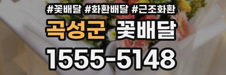 곡성군 꽃배달