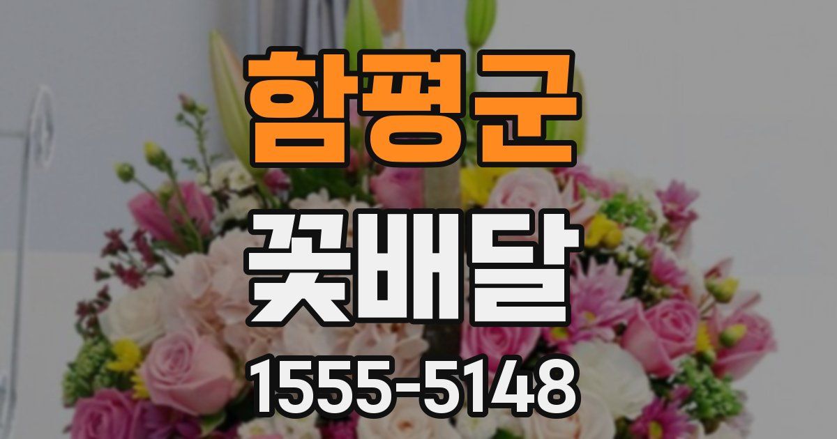 함평군 꽃배달