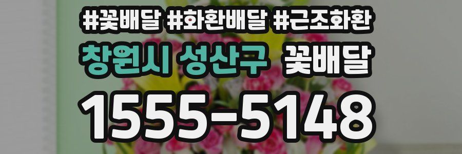 창원시 성산구 꽃배달