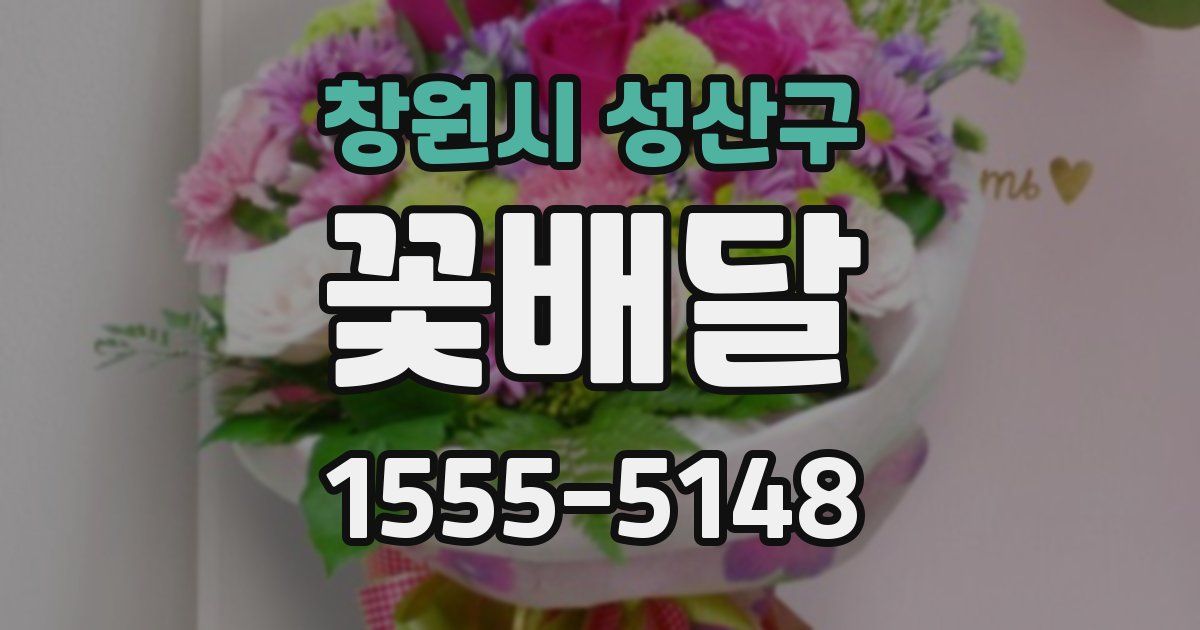 창원시 성산구 꽃배달