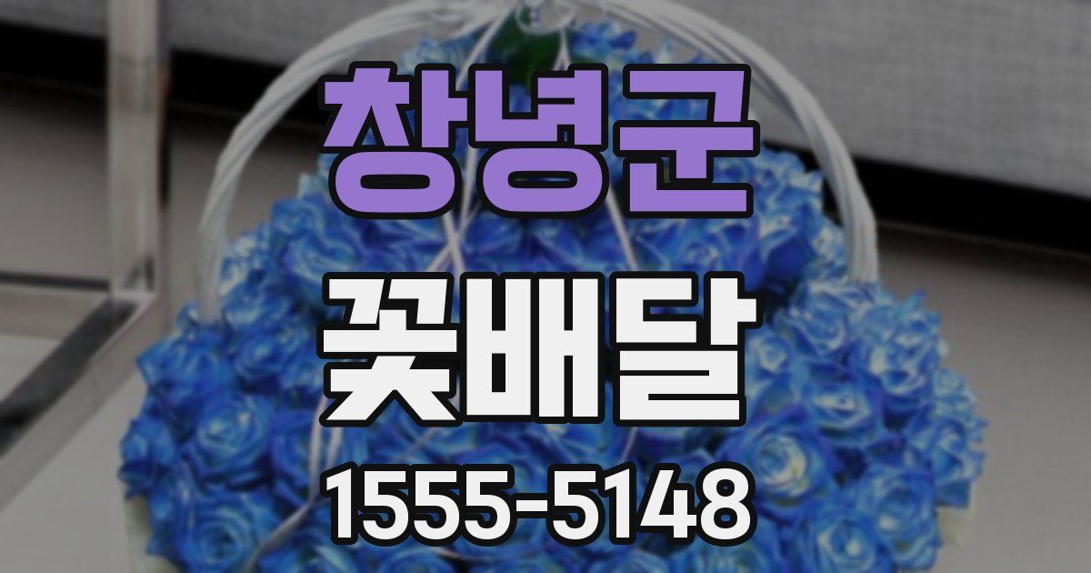 창녕군 꽃배달