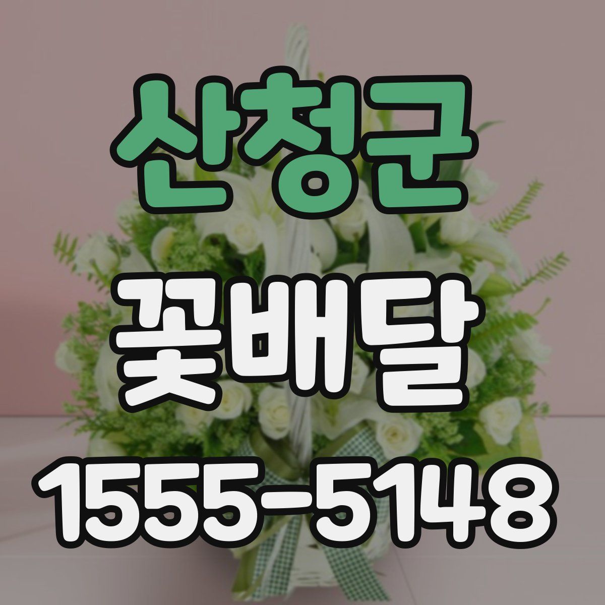 산청군 꽃배달