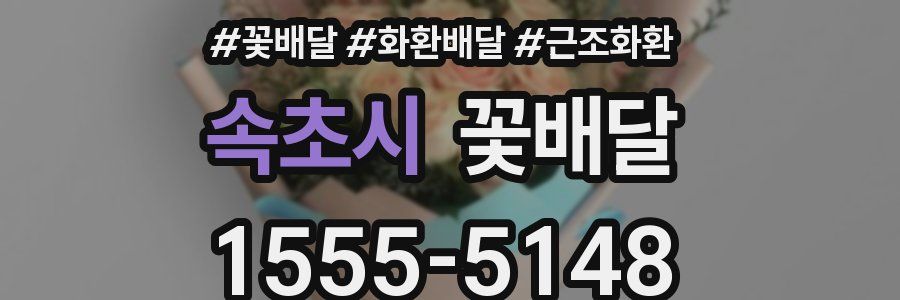 속초시 꽃배달