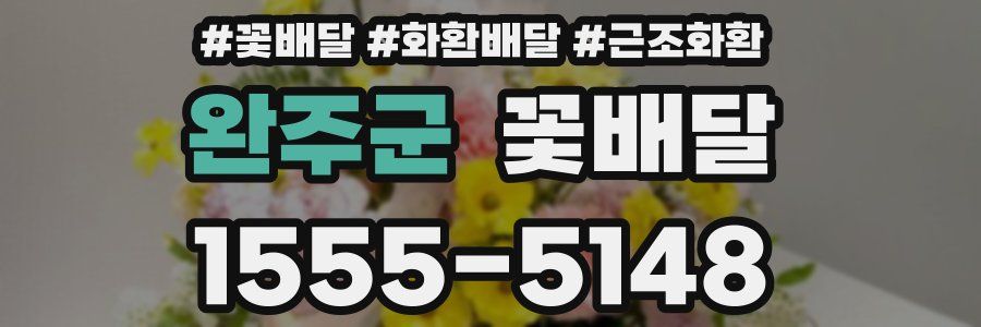 완주군 꽃배달
