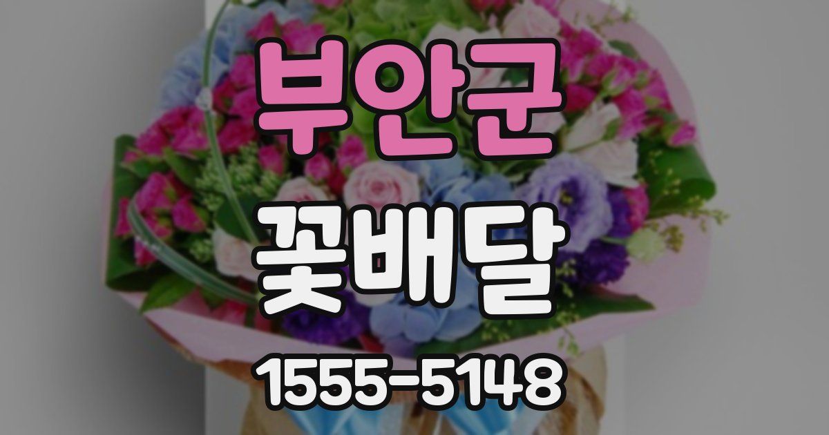 부안군 꽃배달