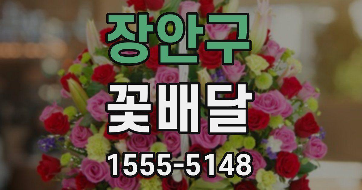 장안구 꽃배달