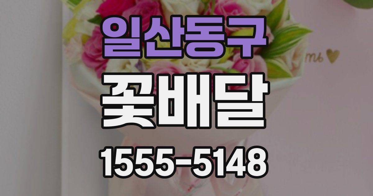 일산동구 꽃배달