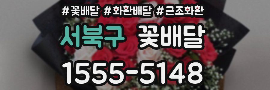 서북구 꽃배달