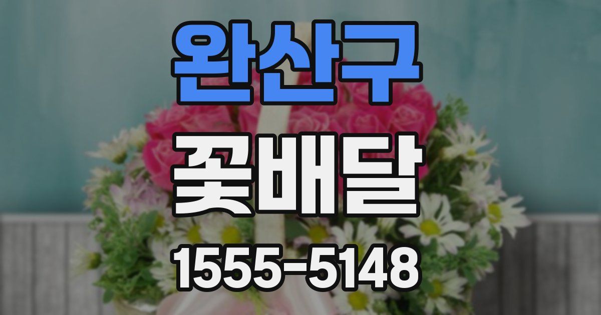 완산구 꽃배달