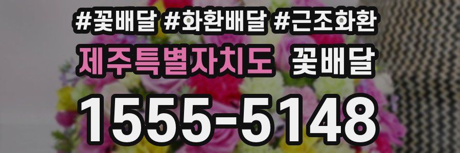 제주특별자치도 꽃배달