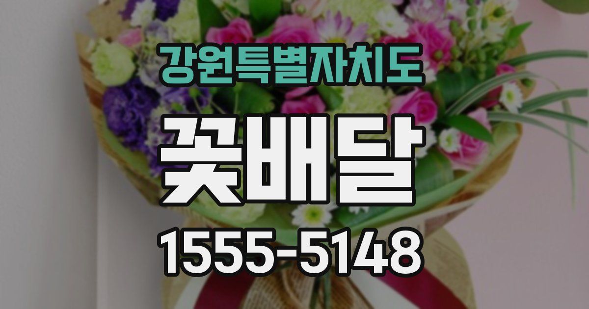 강원특별자치도 꽃배달