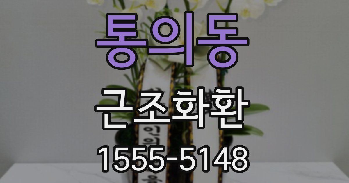 통의동 근조화환