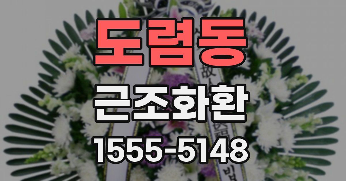 도렴동 근조화환